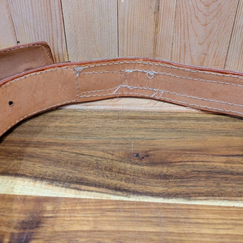 Brown Leather Men's Belt Size 40